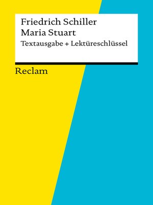 cover image of Textausgabe + Lektüreschlüssel. Friedrich Schiller